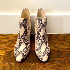 Steve Madden Snake Skin Boots